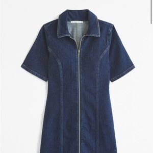 Abercrombie Short Sleeve Denim Mini Dress